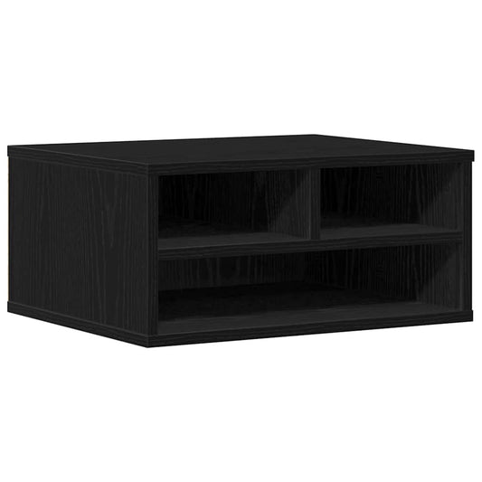 Stojan Na Tiskárnu Černý Dub 49 X 40 X 22.5 Cm Kompozitní Dřevo