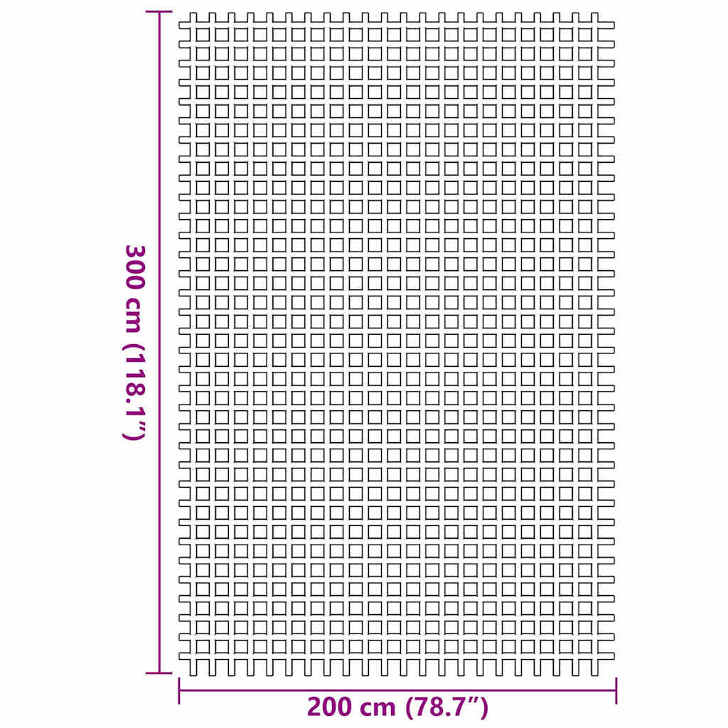 Koberce Do Stanu Zelená 300 X 200 Cm Polyester