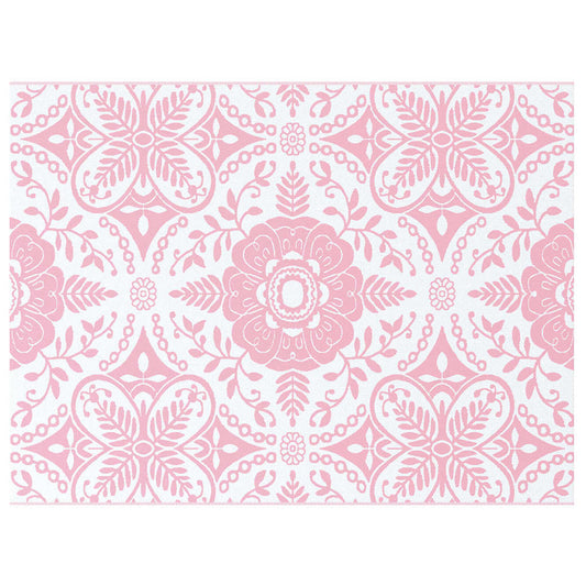 Venkovní Koberec Květinový Arakil Růžová A Bílá 400 × 300 Cm