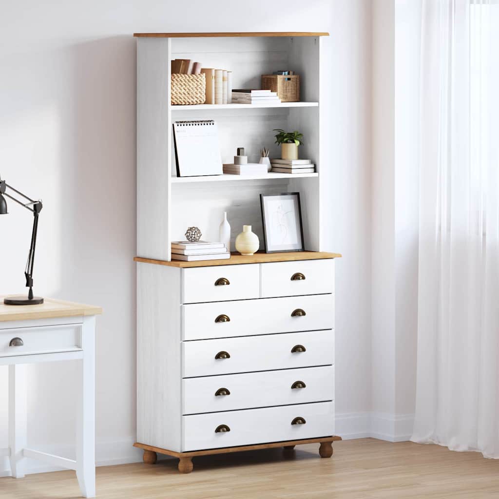 Kotec Askim 91 X 40 X 184 Cm Masivní Borové Dřevo