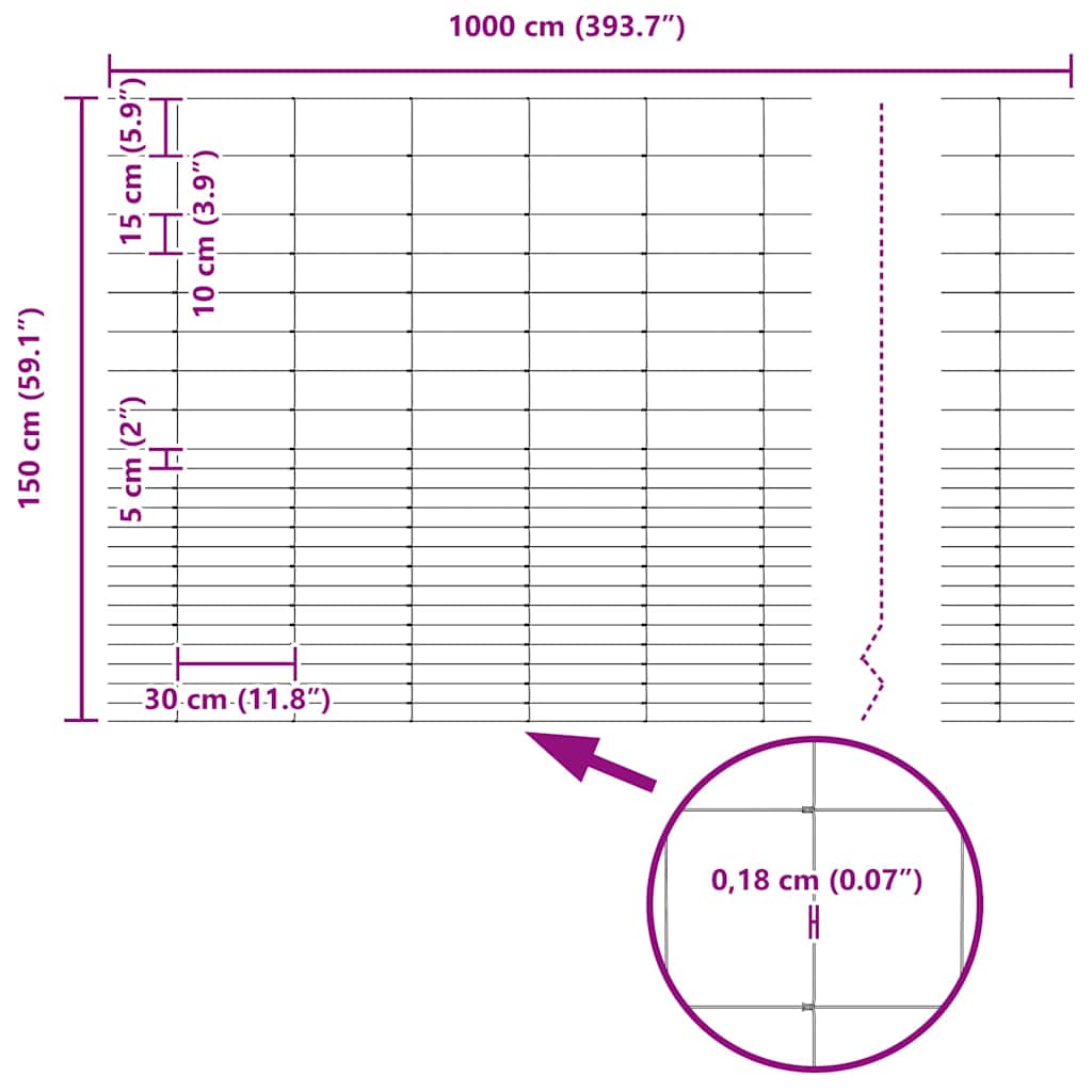 Divoký Plot Horkovzdušné Pozinkované 1000 X 150 X 0,18 Cm