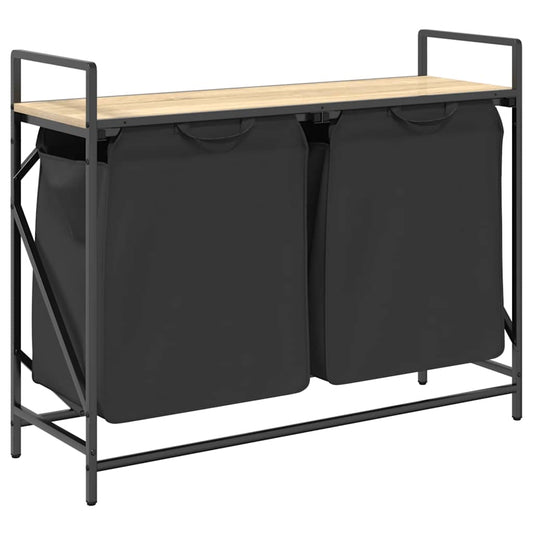 Koš Na Prádlo Se 2 Přihrádkami A Policí