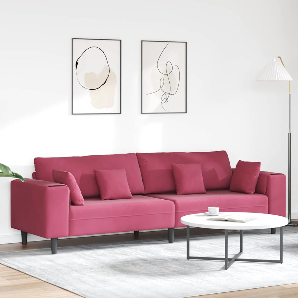 Pohovka 250 X 77 X 76 Cm Samet