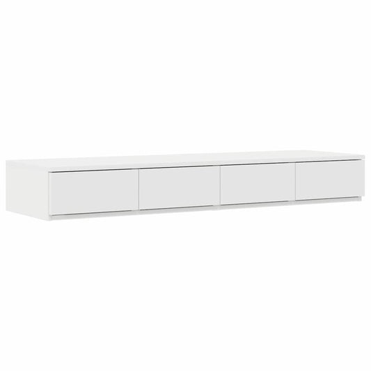 Zásuvky Pod Postel Bílá 120 X 36,5 X 16,5 Cm Kompozitní Dřevo