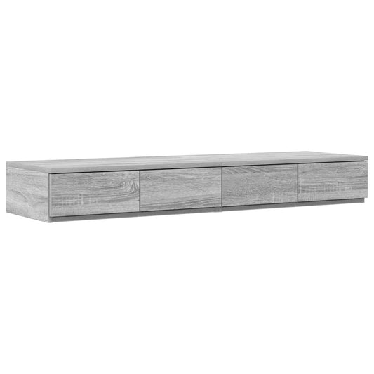 Zásuvky Pod Postel Šedá Sonoma 120 X 36,5 X 16,5 Cm