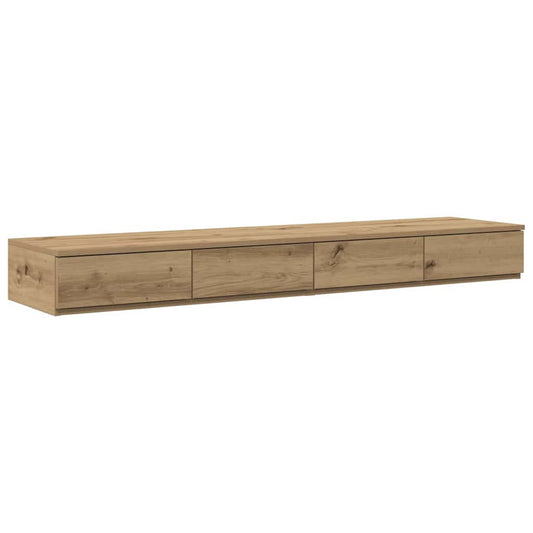 Zásuvky Pod Postel Artisanový Dub 160 X 36,5 X 16,5 Cm
