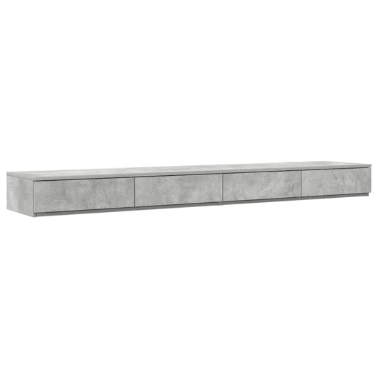 Zásuvky Pod Postel Betonově Šedá 180 X 36,5 X 16,5 Cm