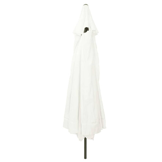 Zahradní Slunečník 394 X 394 X 248 Cm Polyester A Ocel