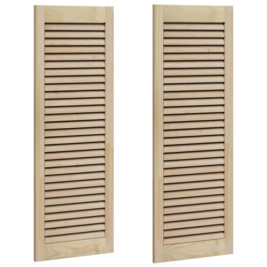 Skříňové Dveře Se Dveřmi 2 Ks Přírodní 110 X 2,1 X 39,5 Cm