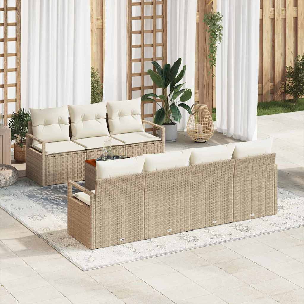 Sada Zahradních Pohovek 8 Ks Polyratan