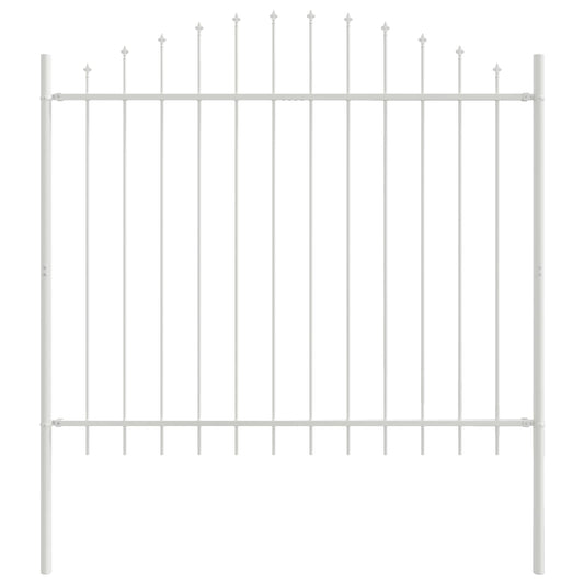 Zahradní Plot Woerden 8 Ks 170 X 165 Cm Práškově Lakovaná Ocel