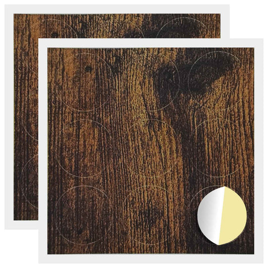 Lepicí Kryt Šroubu 2 Pcs Kouřový Dub Ø 20 X 0,5 Mm