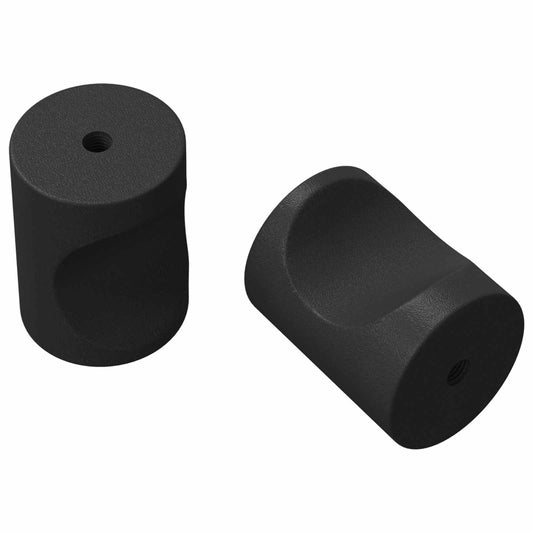 Úchytky Na Skříň 2 Pcs Černá M4 X 12 Mm Železo