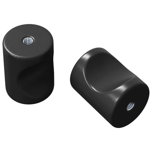 Úchytka Do Skříňky 2 Pcs Černá 18 X 23 Mm Železo
