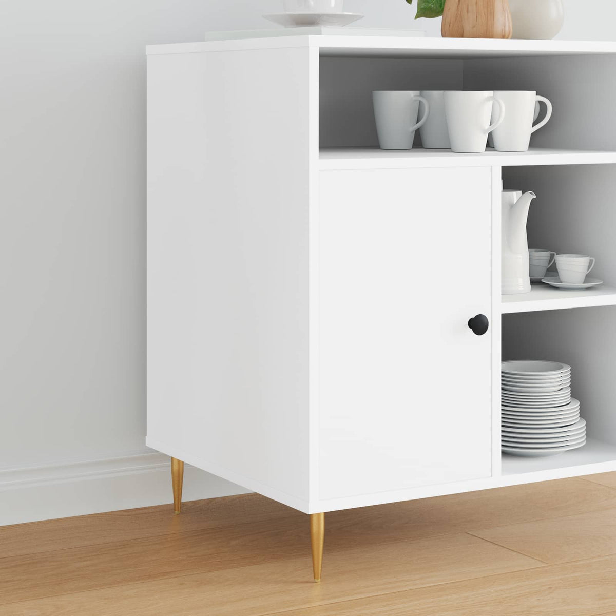 Stojící Nohy 2 Ks Zlatá 98 X 40 Mm Železo