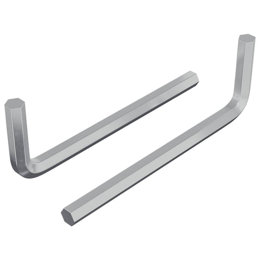 Šestihranný Klíč 2 Pcs Stříbrná 32 X 86 Mm Ocel
