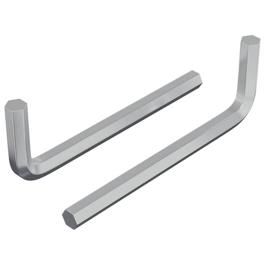 Šestihranný Klíč 2 Pcs Stříbrná 32 X 86 Mm Ocel
