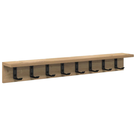Nástěnný Věšák Na Kabáty Nástěnná Montáž Artisanový Dub