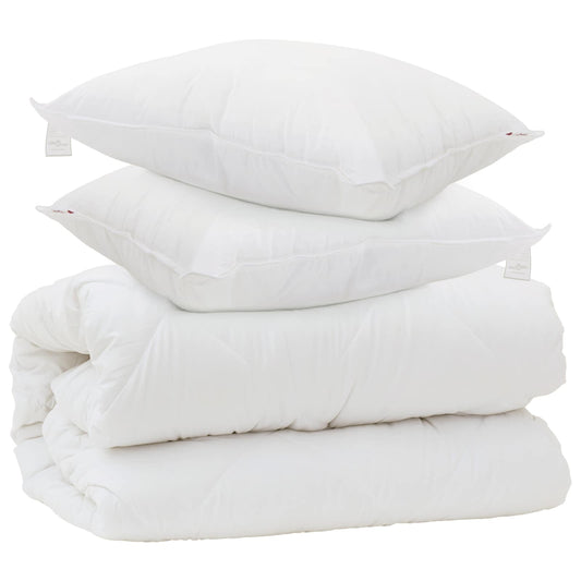 Duvet S Polštáři S Polštářem 3 Pcs Bílá Mikrovlákno