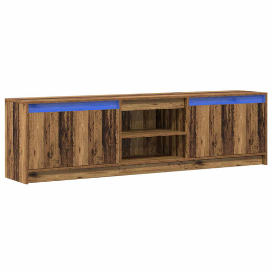 Tv Jednotky 180 X 34 X 50 Cm Hnědá Kompozitní Dřevo
