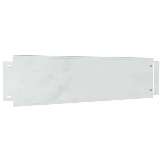 Obrubníky Trávníku 10 Ks 100 X 25 X 0,07 Cm Pozinkovaná Ocel