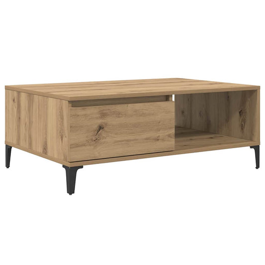Konferenční Stolek Dub Artisan 90 X 60 X 35 Cm Kompozitní Dřevo