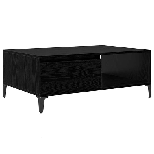 Konferenční Stolek Černý Dub 90 X 60 X 35 Cm Kompozitní Dřevo