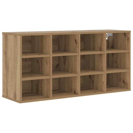 Skříň Na Obuv 103 X 30 X 51 Cm Kompozitní Dřevo Artisanový Dub