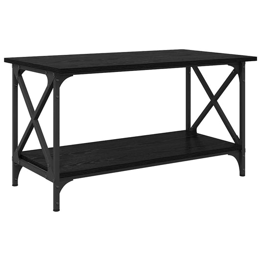 Konferenční Stolek Černý Dub 80 X 45 X 45.5 Cm Kompozitní Dřevo