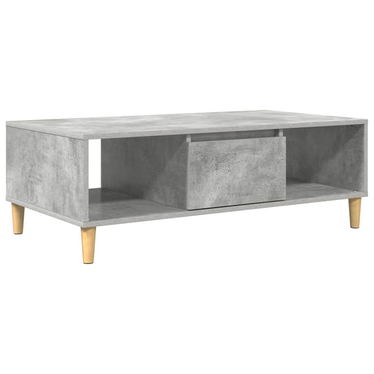 Konferenční Stolek Betonově Šedá 102 X 55 X 35 Cm