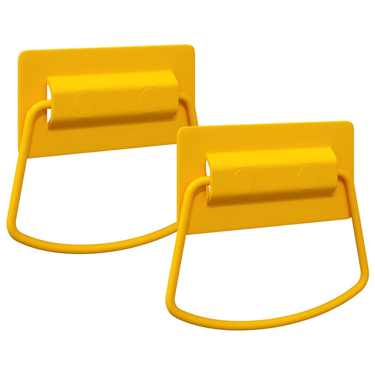 Úchyty Na Skříň 2 Pcs Hořčicově Žlutá 85 X 45 Mm Kov