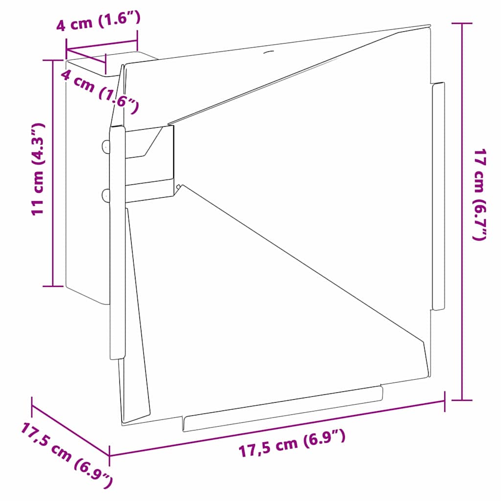 Lapač Diabolek Černá 17.5 X 17.5 X 17 Cm Ocel