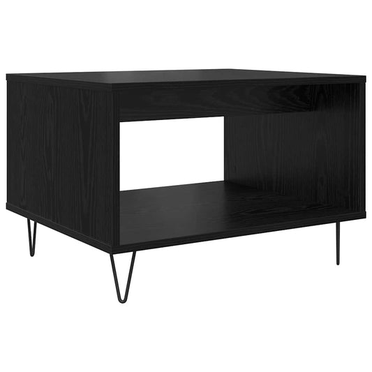 Konferenční Stolek Černý Dub 60 X 50 X 40 Cm Kompozitní Dřevo