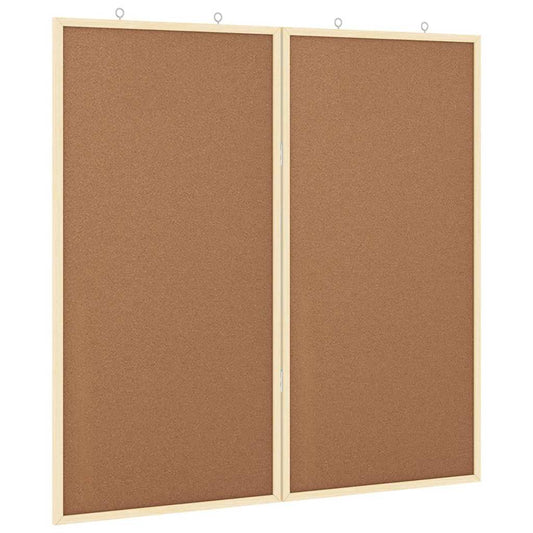 Informační Nástenka Hnědá 80 X 80 X 1.4 Cm