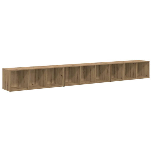 Sestava Tv Skříněk 3 Ks Artisanový Dub Kompozitní Dřevo