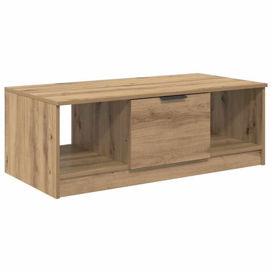 Konferenční Stolek Artisanový Dub 102 X 50 X 36 Cm