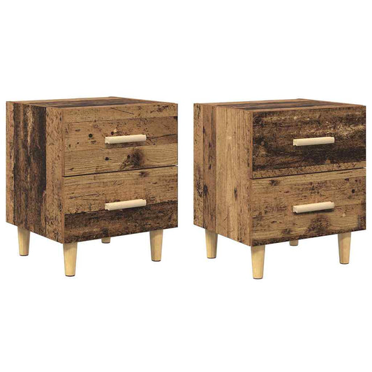 Zásuvka Pod Postel 2 Ks Staré Dřevo 40 X 35 X 47,5 Cm