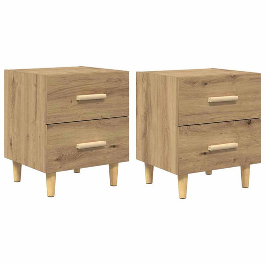 Zásuvka Pod Postel 2 Ks Artisanový Dub 40 X 35 X 47,5 Cm