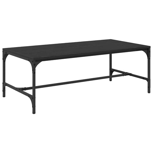 Konferenční Stolek Černý Dub 100 X 50 X 35 Cm Kompozitní Dřevo