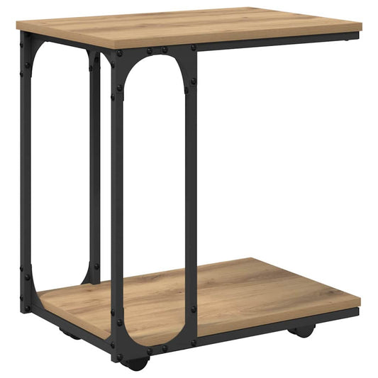 Boční Stůl Artisanový Dub 50 X 35 X 55.5 Cm Kompozitní Dřevo