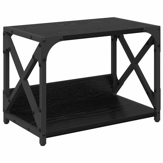 Stojan Na Tiskárnu Černý Dub 44 X 26 X 31.5 Cm Kompozitní Dřevo