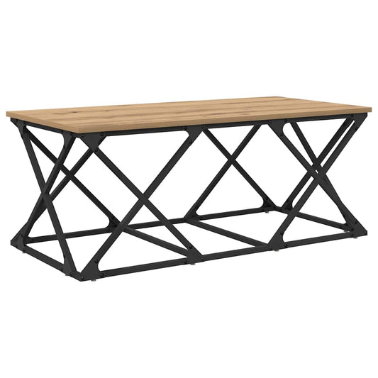 Konferenční Stolek Artisanový Dub 100 X 49 X 40 Cm