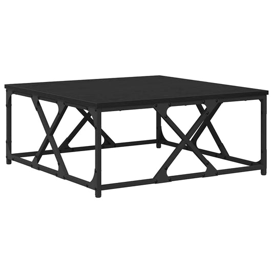Konferenční Stolek Černý Dub 70 X 70 X 30 Cm Kompozitní Dřevo
