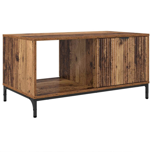 Konferenční Stolek Staré Dřevo 90 X 49 X 46 Cm Kompozitní Dřevo