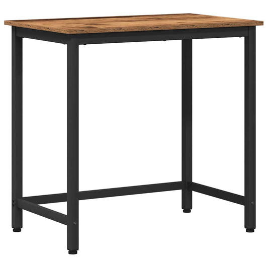 Stůl Staré Dřevo 100 X 50 X 76,5 Cm Inženýrské Dřevo A Ocel