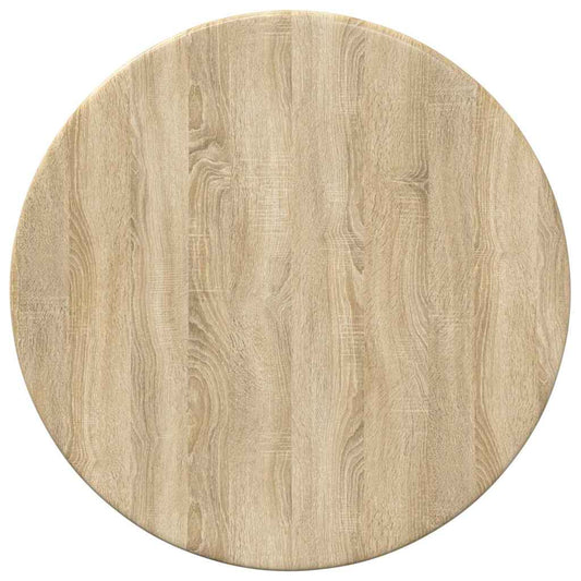 Deska Stolu Ø 30 X 1,5 Cm Kulatý Kompozitní Dřevo Dub Sonoma