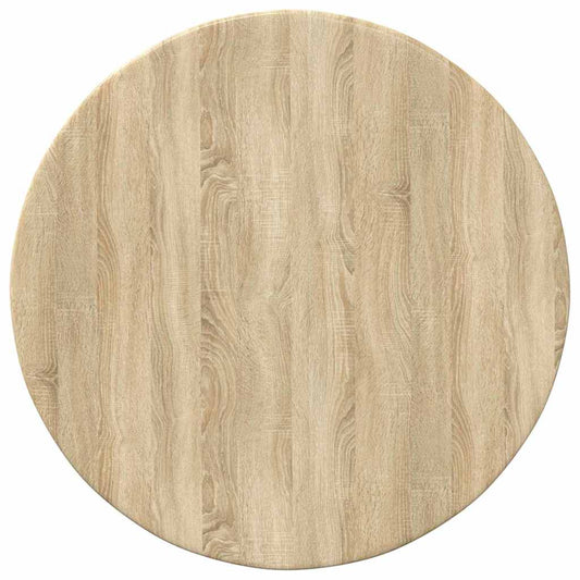 Deska Stolu Ø 40 X 1,5 Cm Kulatý Kompozitní Dřevo Dub Sonoma
