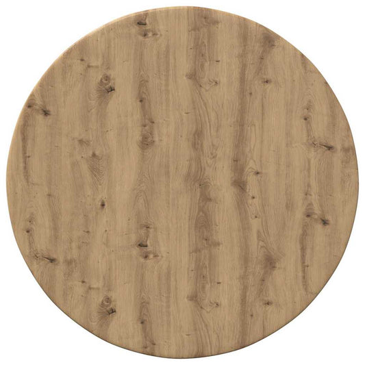 Deska Stolu Ø 40 X 1,5 Cm Kulatý Kompozitní Dřevo Dub Artisan