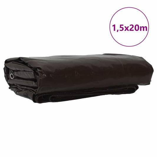 Plachta 650G / M² Hnědá 1,5 X 20 M