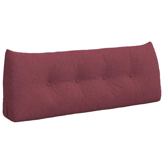 Polštář Na Záda Víno Červené 120 X 24 X 50 Cm Textil